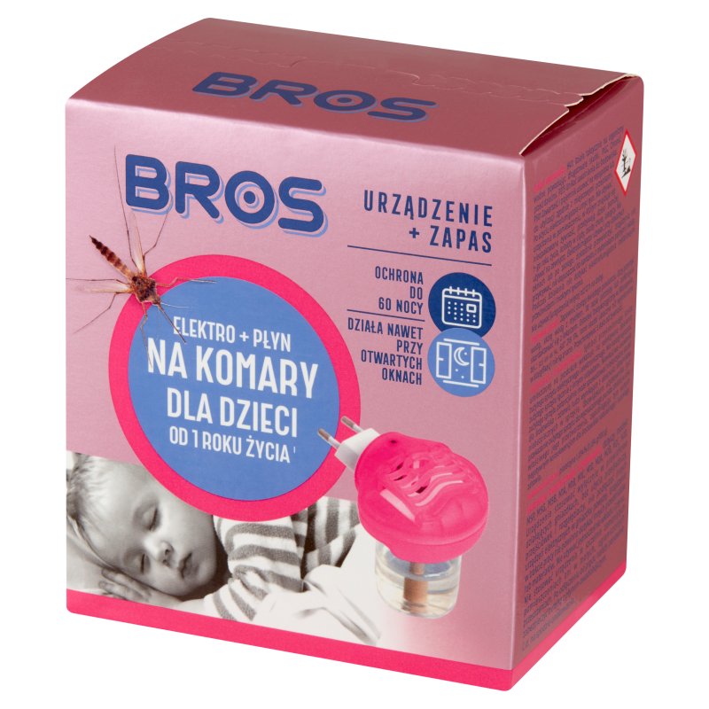 BROS Elektro + płyn na komary dla dzieci od 1 roku życia (60 nocy) frisco.pl