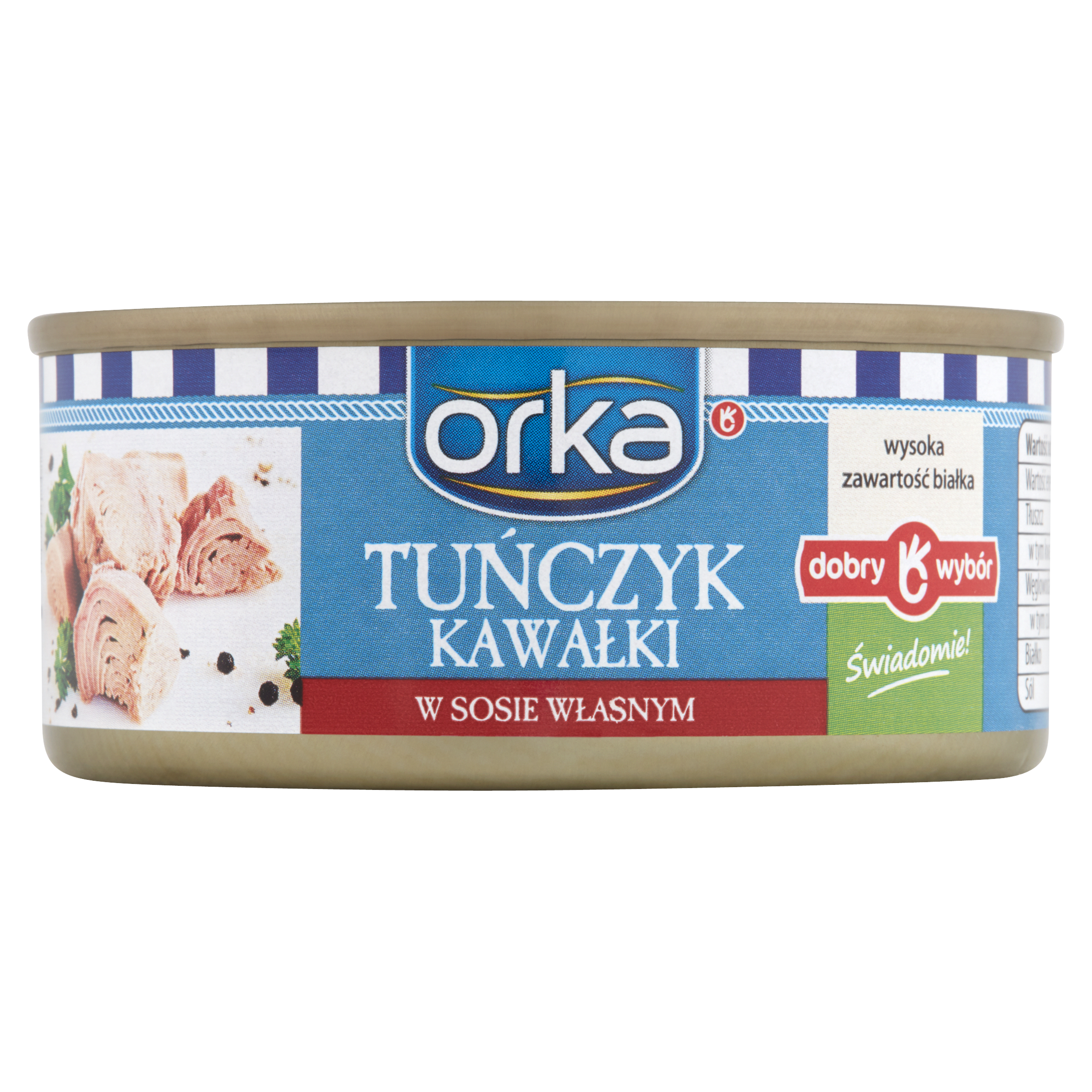 ORKA Tuńczyk kawałki w sosie własnym