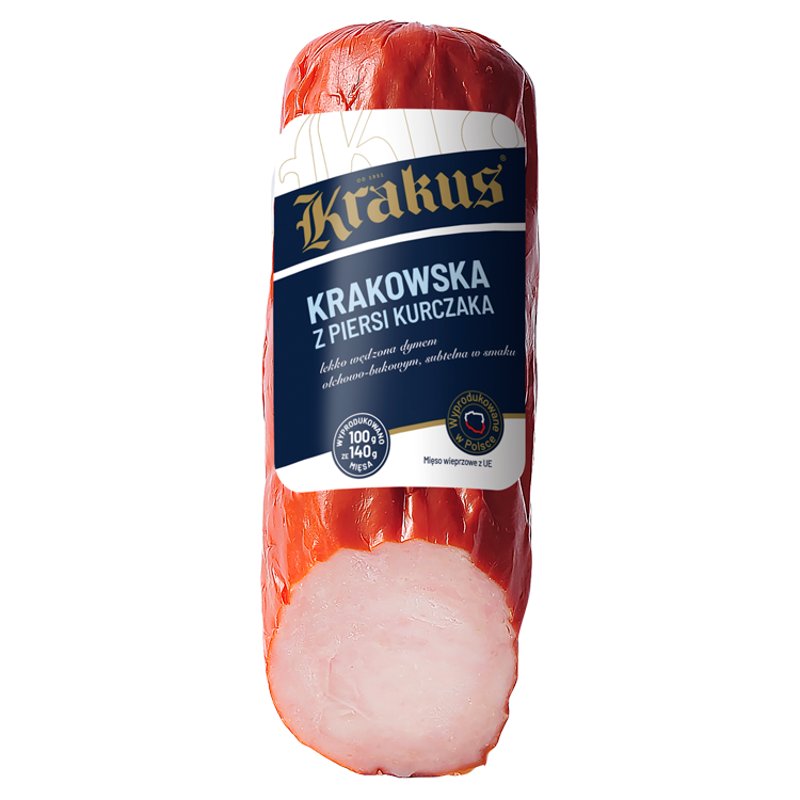 KRAKUS. Kiełbasa krakowska z piersi kurczaka frisco.pl