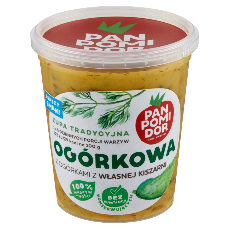 PAN POMIDOR Zupa ogórkowa z koperkiem
