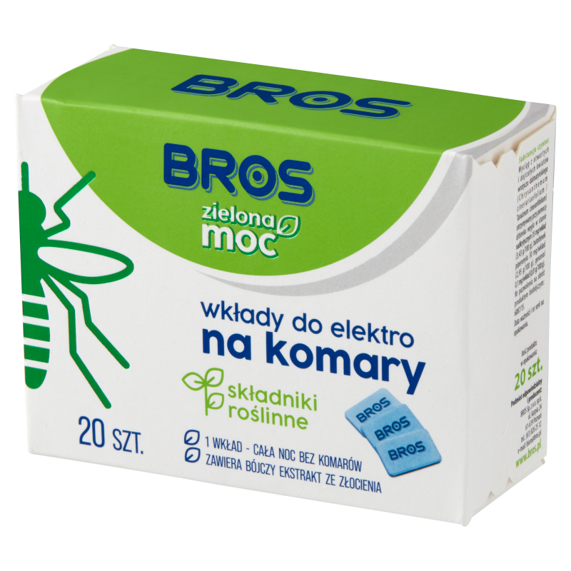 BROS Wkłady do elektro na komary 20 szt. frisco.pl