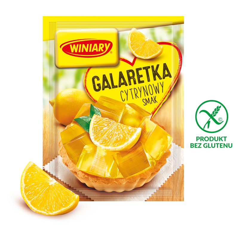 WINIARY Galaretka o smaku cytrynowym bezglutenowe frisco.pl