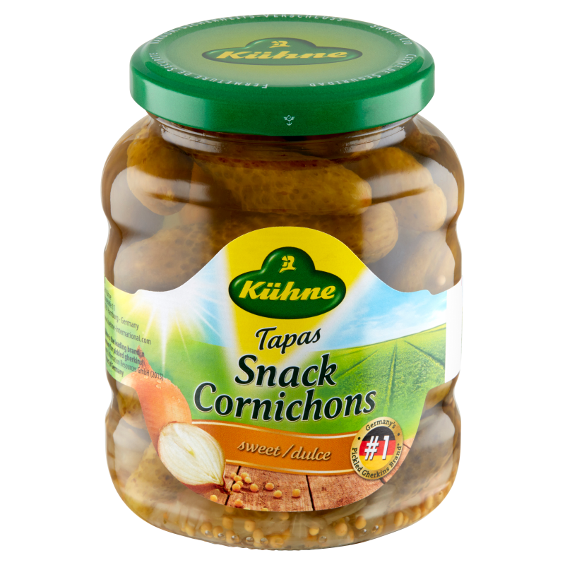 KUHNE Korniszony z cebulką szalotką