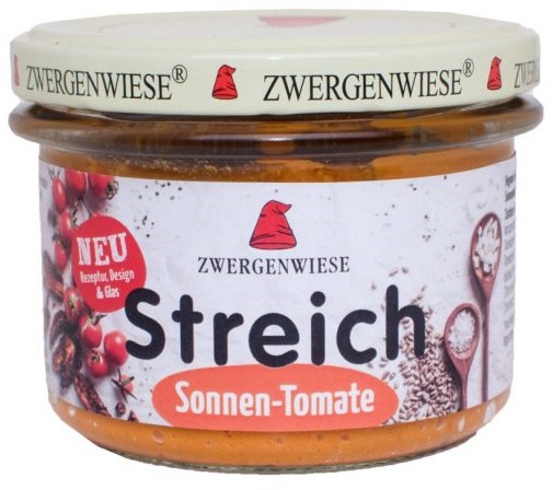 ZWERGENWIESE Pasta słonecznikowa z suszonymi pomidorami bezglutenowa BIO
