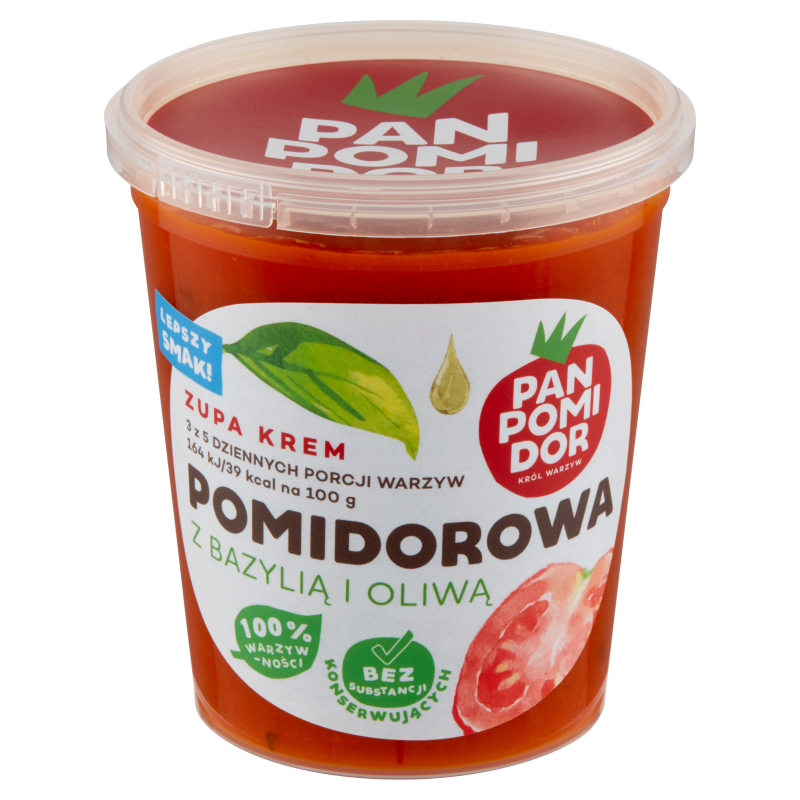PAN POMIDOR Zupa krem pomidorowa z bazylią