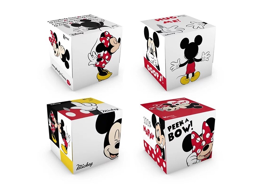 MICKEY&MINNI Chusteczki bajkowe w pudełku 56 szt.