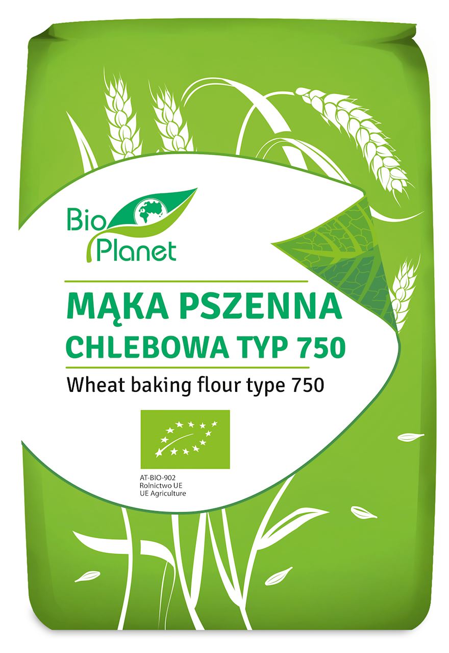 BIO PLANET Mąka pszenna chlebowa (typ 750) BIO