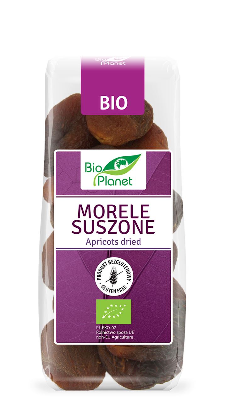 BIO PLANET Morele suszone bezglutenowe BIO