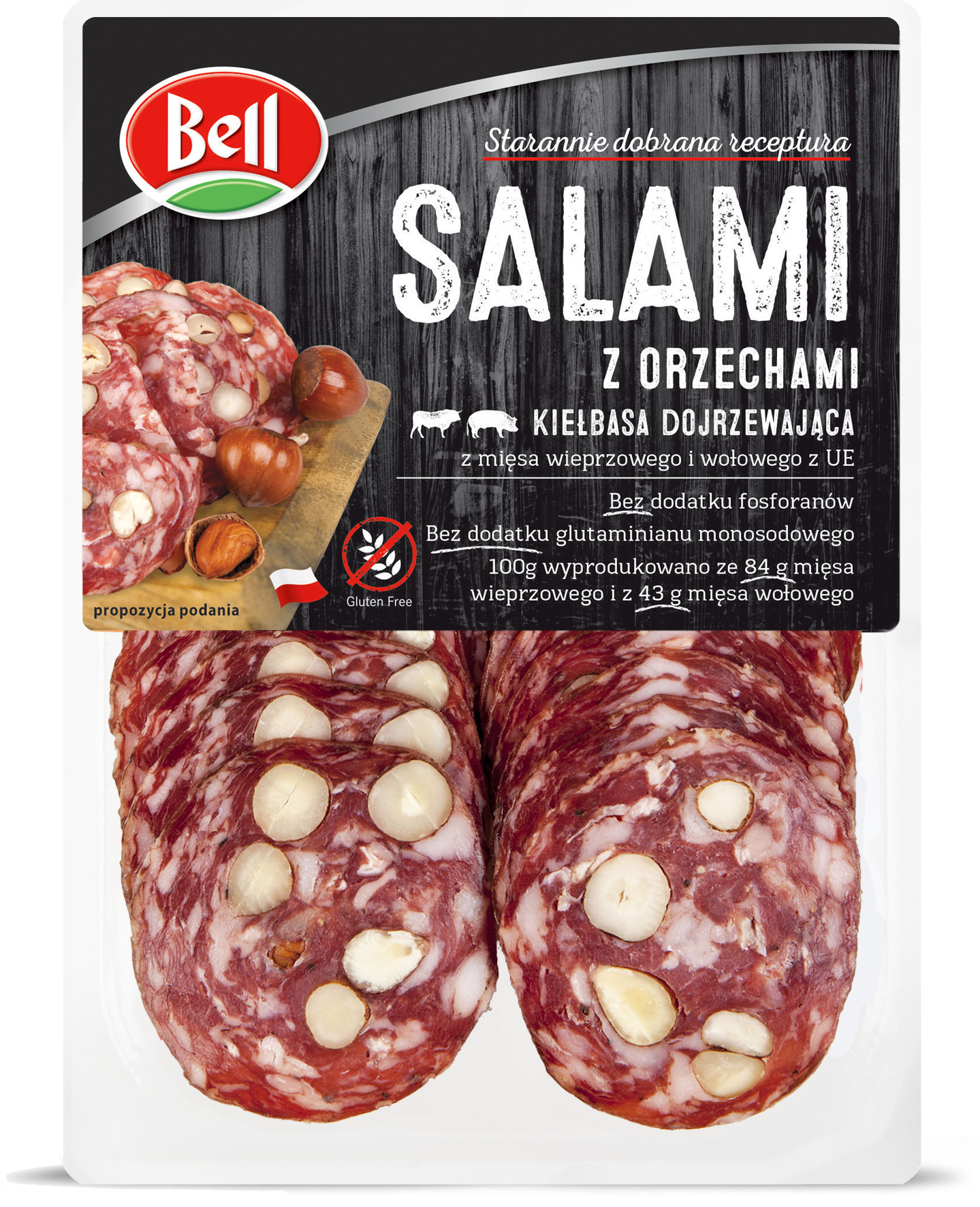 BELL Salami z orzechami frisco.pl