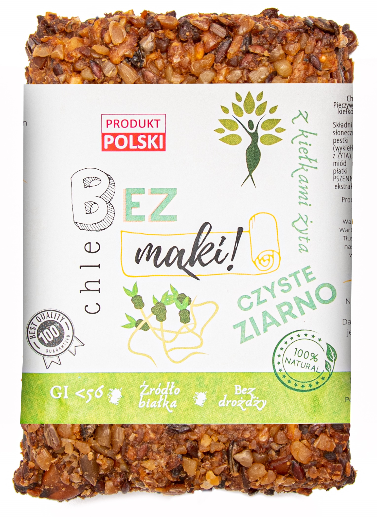 CHLEB BEZ MĄKI Chleb z kiełkami żyta