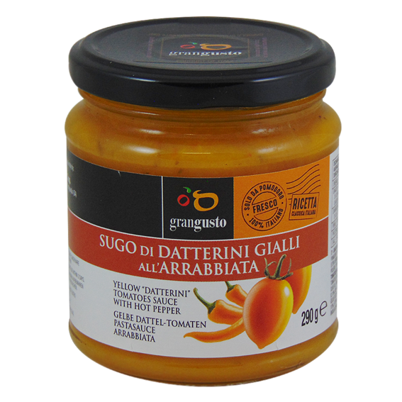 GRAN GUSTO Sos z żółtych pomidorków śliwkowych z dodatkiem chilli