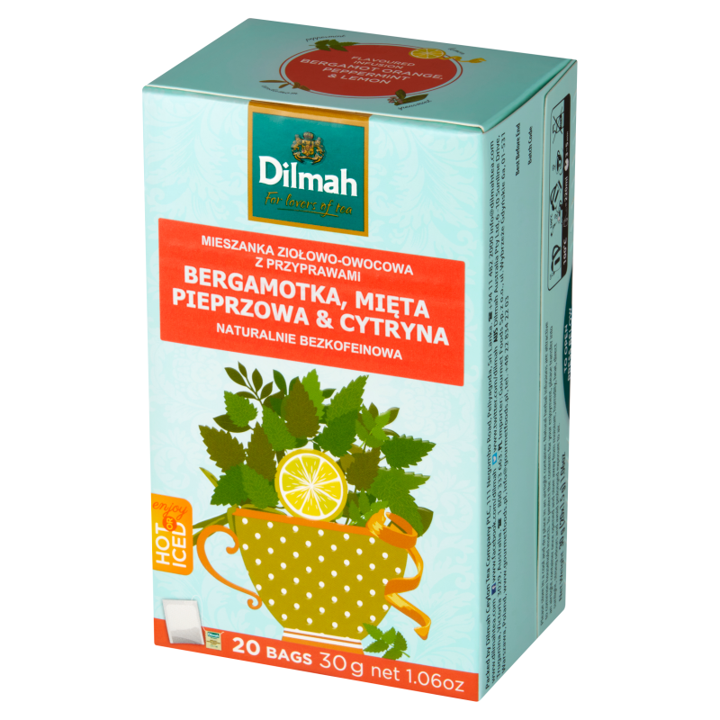 DILMAH Napar mięta z bergamotką 20 torebk ex.