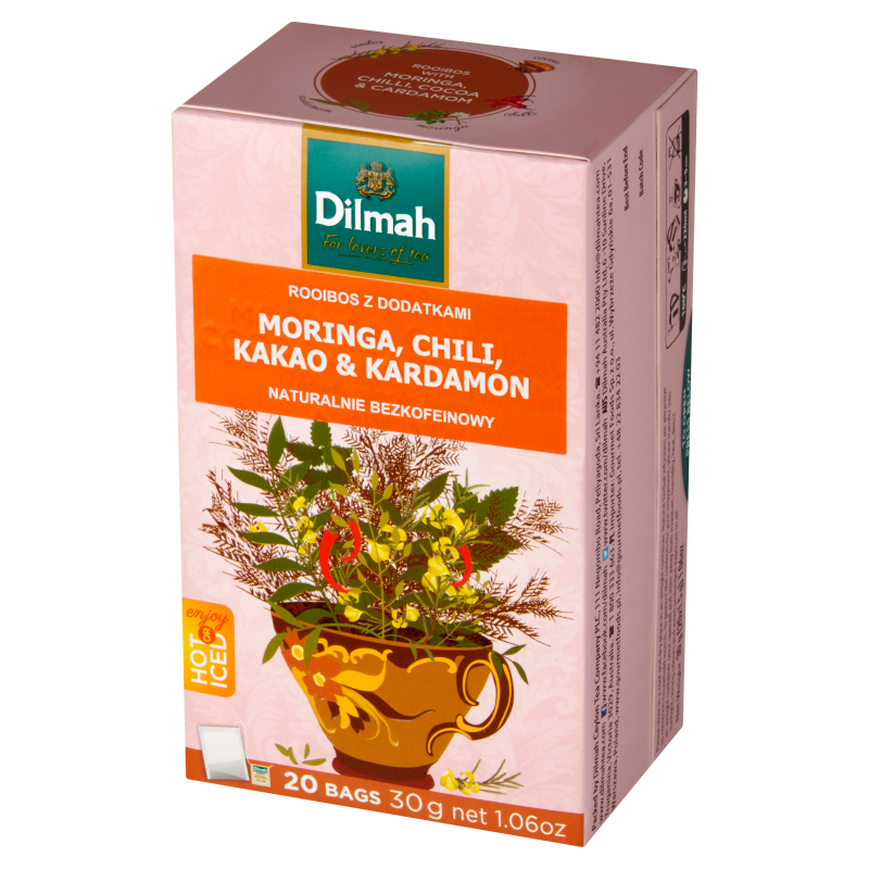 DILMAH Napar moringa chilli kakao i kardamon 20 torebk ex.