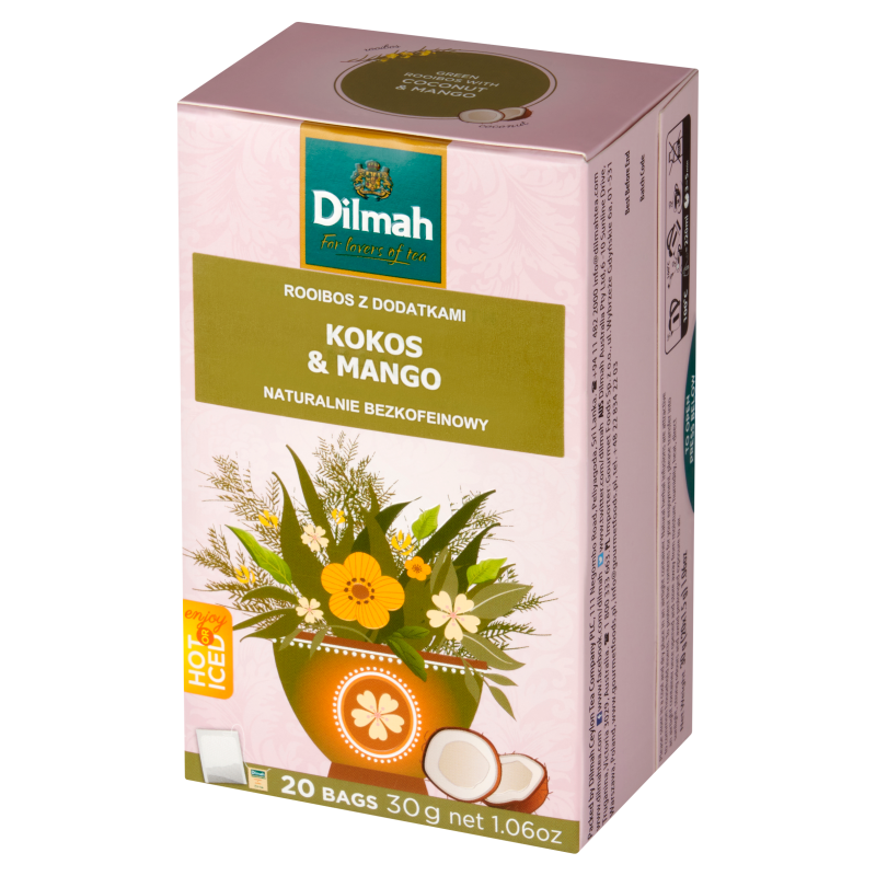 DILMAH Napar kokos i mango 20 torebk ex.