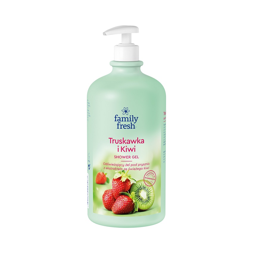 FAMILY FRESH Żel pod prysznic - Truskawka i Kiwi