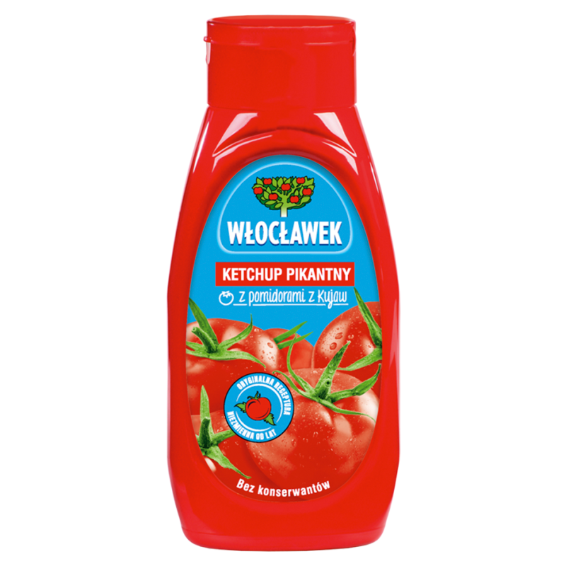 WŁOCŁAWEK Ketchup pikantny (z pomidorami z Kujaw) frisco.pl
