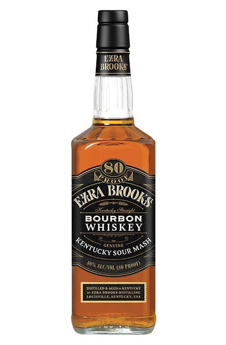 EZRA BROOKS Bourbon Black Label