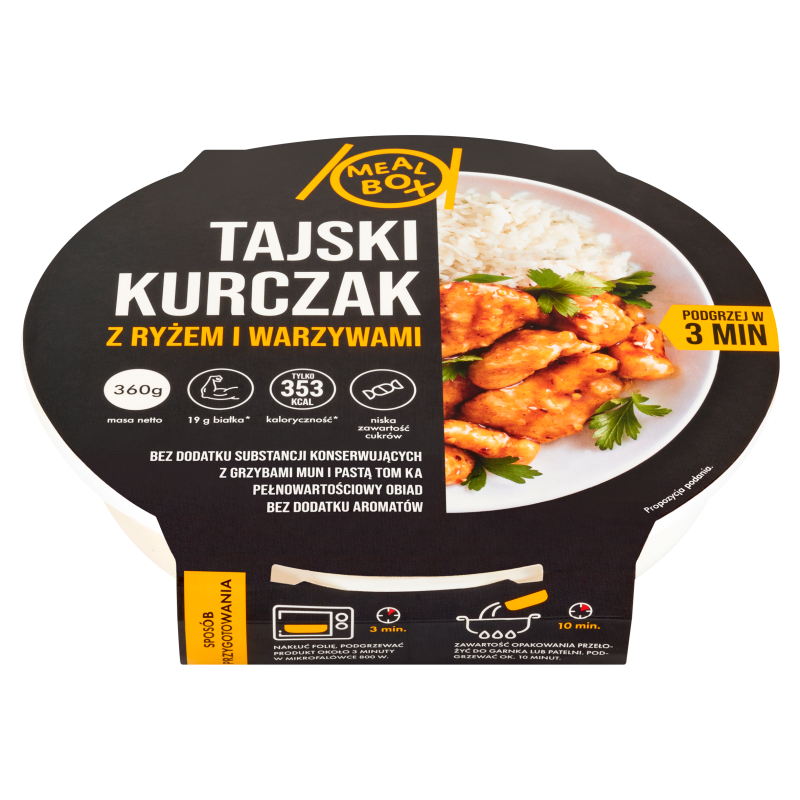 MEAL BOX Kurczak po tajsku z ryżem i warzywami frisco.pl
