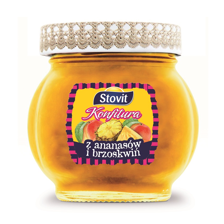 STOVIT Konfitura z brzoskwiń i ananasów