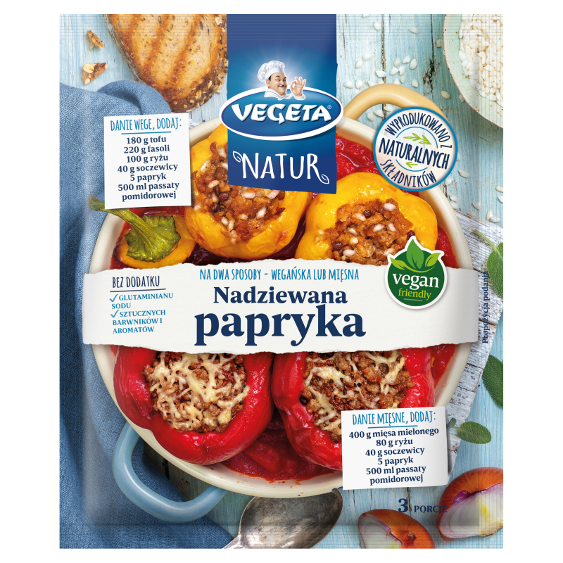 VEGETA NATUR Papryka nadziewana fix (mięsny lub wegański) frisco.pl