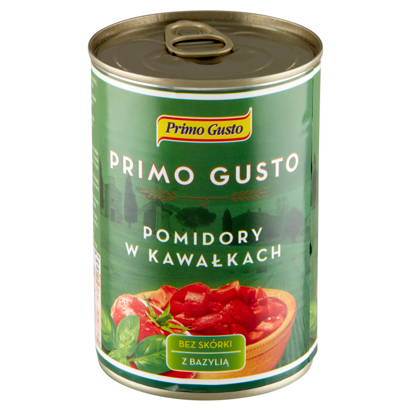 PRIMO GUSTO Pomidory w kawałkach z bazylią