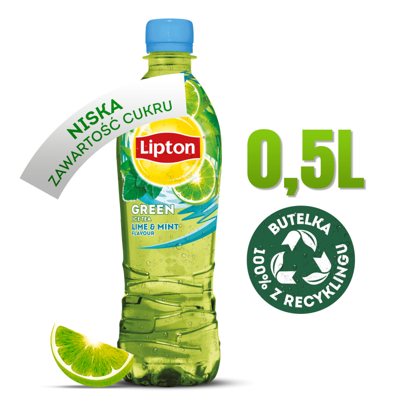 LIPTON ICE TEA Napój o smaku limonkowo-miętowym z ekstraktem z zielonej herbaty