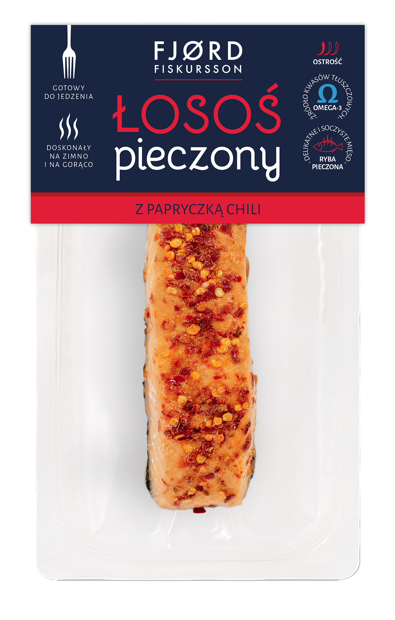 FJORD FISKURSSON Łosoś pieczony z papryczką chili (120g-158g)