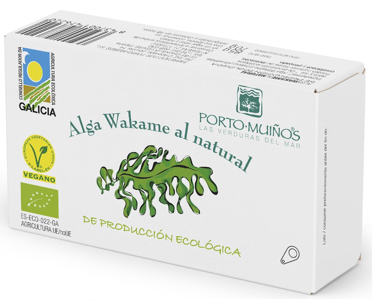 PORTO MUINOS Algi morskie Wakame w zalewie BIO