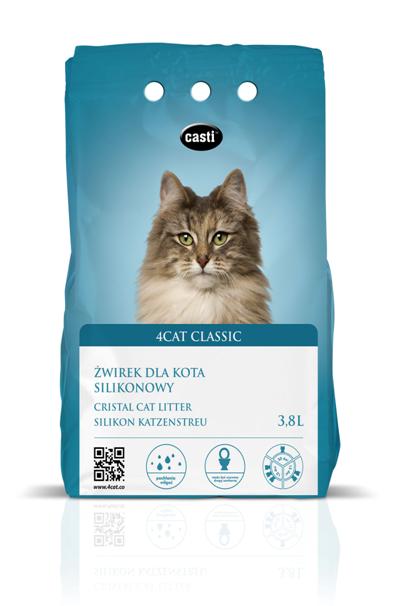 CASTI Żwirek silikonowy Classic zapach naturalny