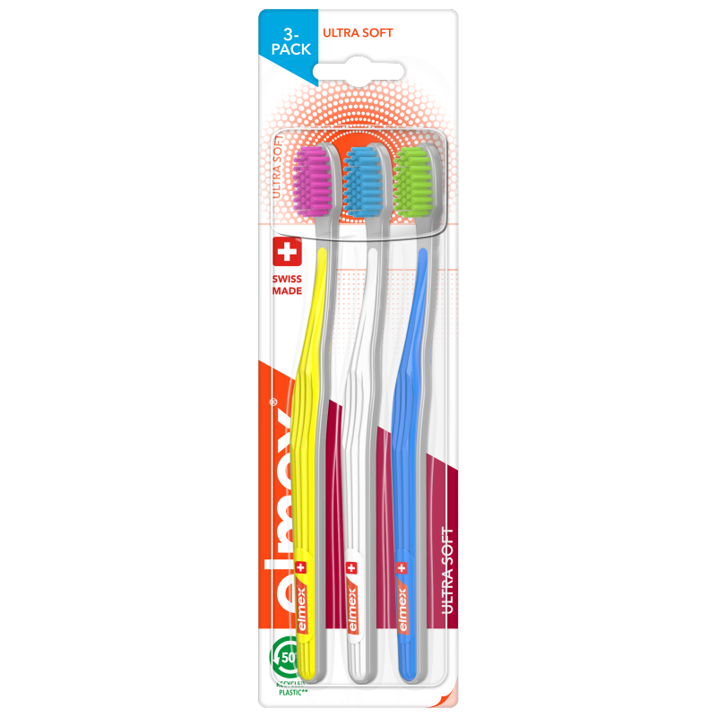 ELMEX Szczoteczka do zębów Ultra Soft 3 szt.