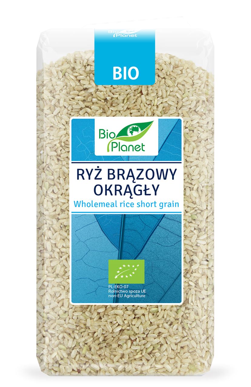BIO PLANET Ryż brązowy okrągły BIO