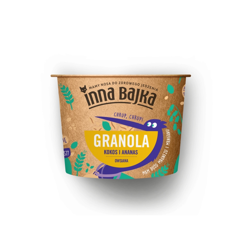 INNA BAJKA Granola kokosowa z ananasem