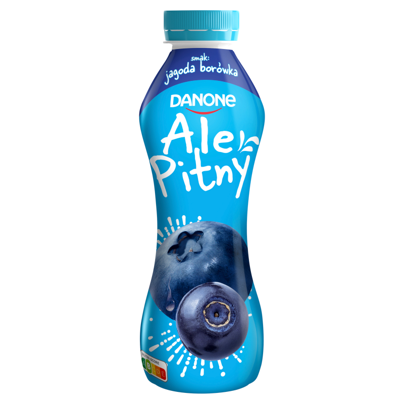 DANONE ale Pitny! Napój jogurtowy - jagoda i borówka (butelka) frisco.pl