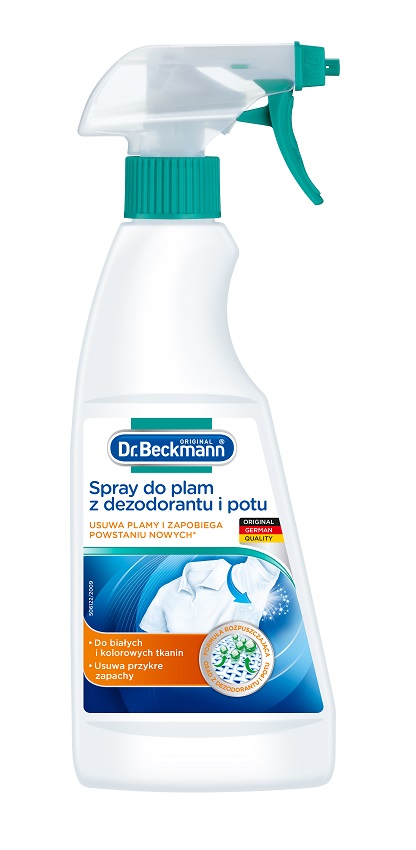 DR.BECKMANN Spray do plam z dezodorantu i potu