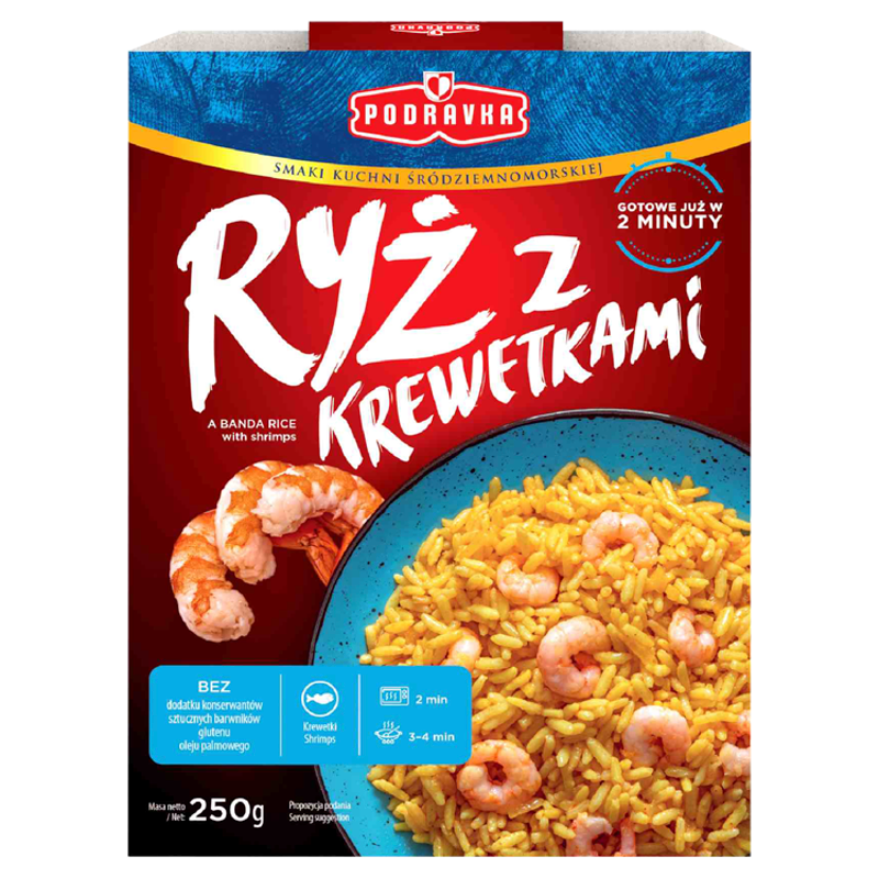 PODRAVKA Ryż z krewetkami