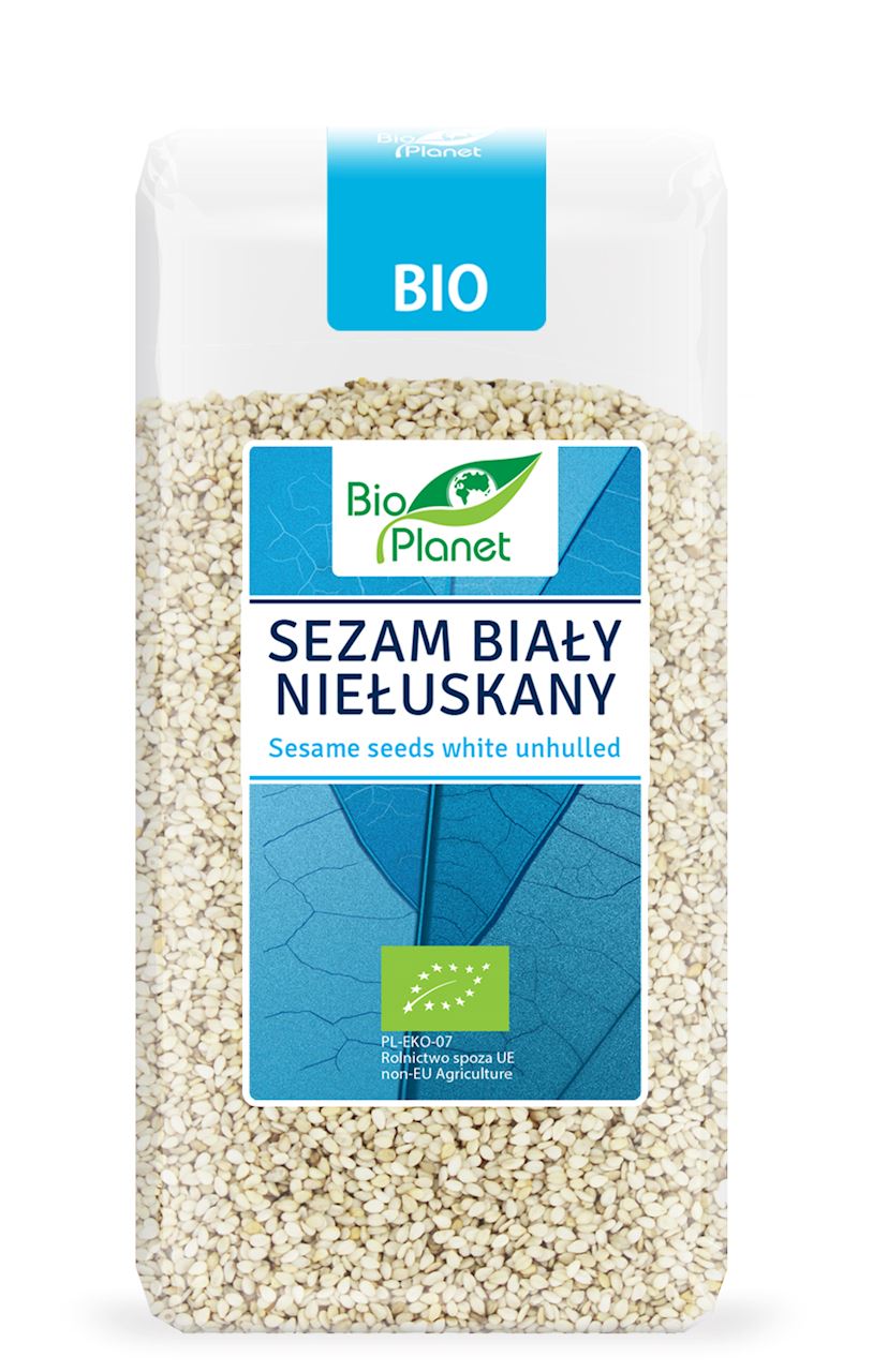 BIO PLANET Sezam biały niełuskany