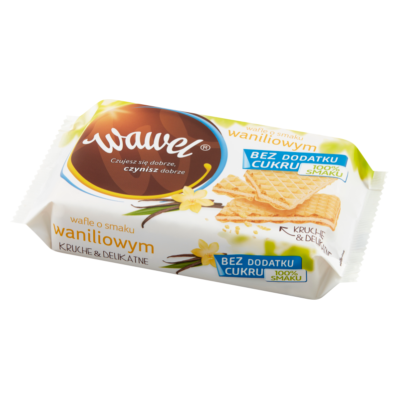 WAWEL Wafle o smaku waniliowym bez dodatku cukru frisco.pl