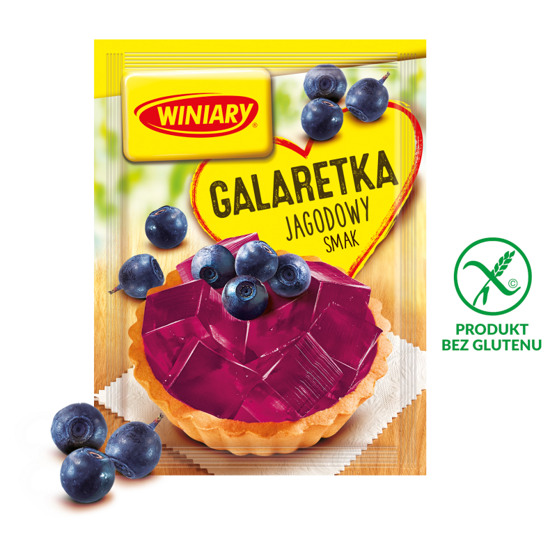 WINIARY Galaretka o smaku jagodowym frisco.pl