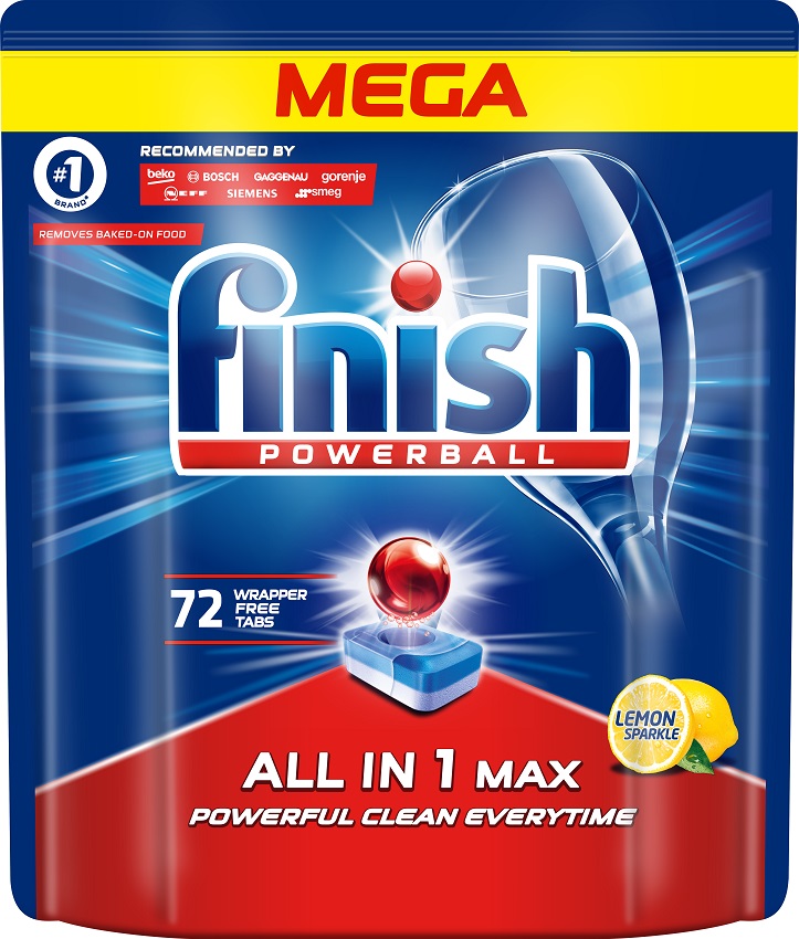 FINISH All in 1 MAX Tabletki do zmywarki cytrynowe 72 szt.