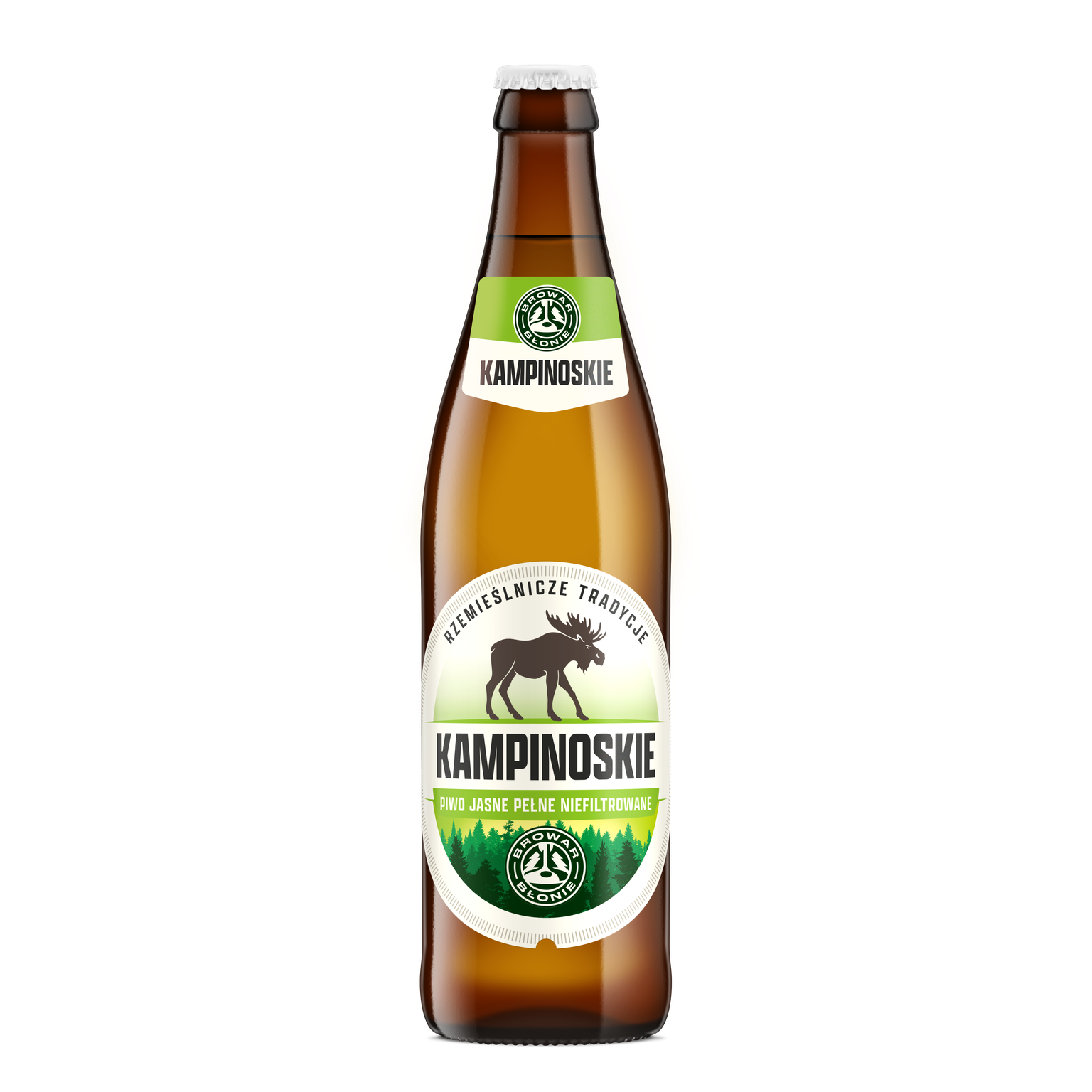 KAMPINOSKIE Piwo Kampinoskie Jasne (butelka bezzwrotna)