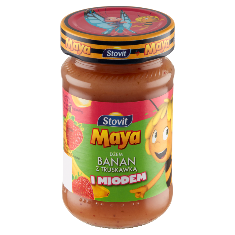 STOVIT Maya Dżem banan z truskawką i miodem