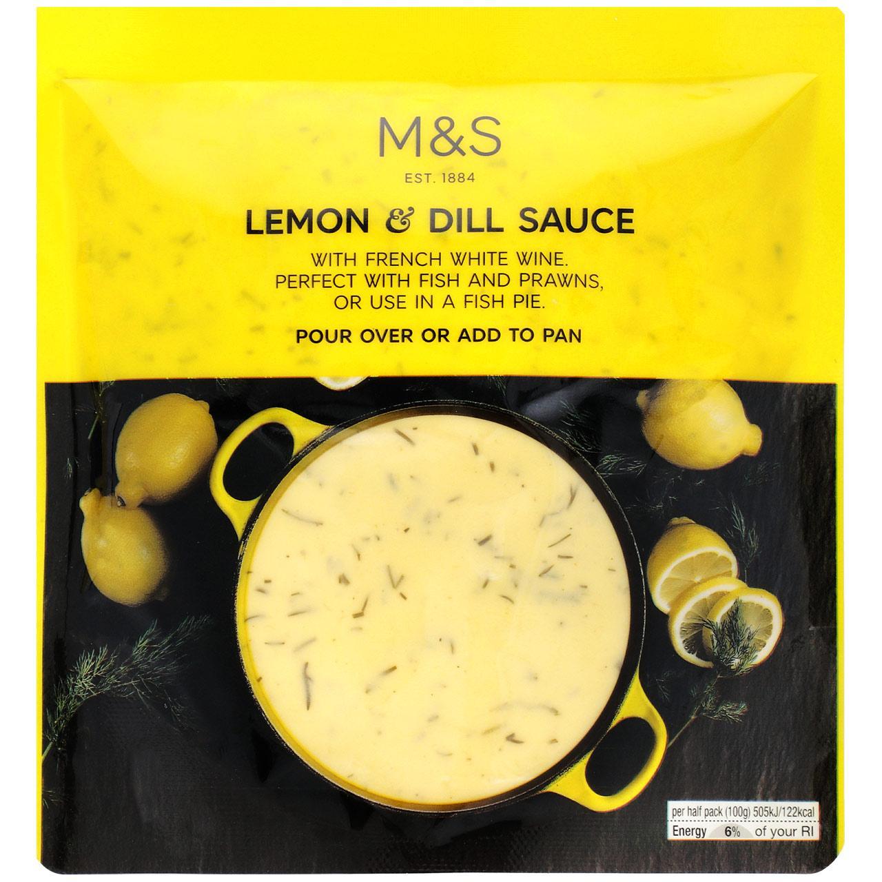 MARKS & SPENCER Sos cytrynowo-koperkowy z dodatkiem białego wina