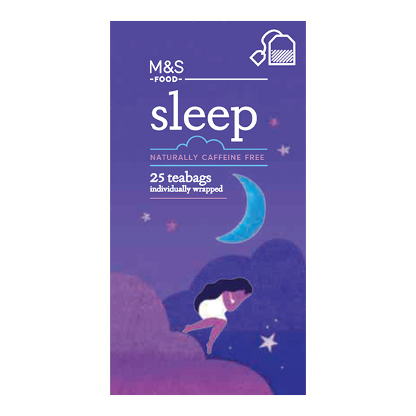 MARKS & SPENCER Herbatka funkcjonalna ekspresowa SLEEP bez kofeiny (25 torebek)