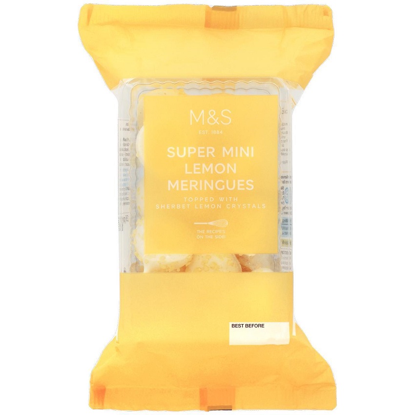 MARKS & SPENCER Mini bezy cytrynowe