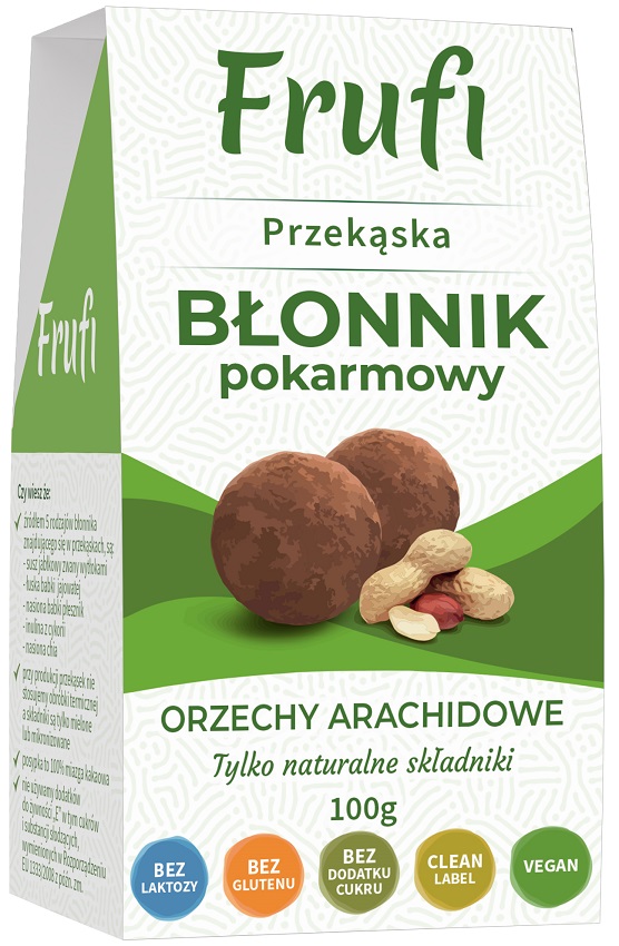 Frufi Przekąska Błonnik Pokarmowy - orzechy arachidowe