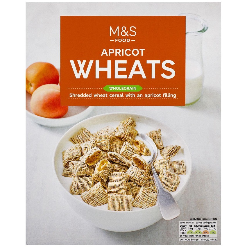 MARKS & SPENCER Jaśki pełnoziarniste z nadzieniem morelowym