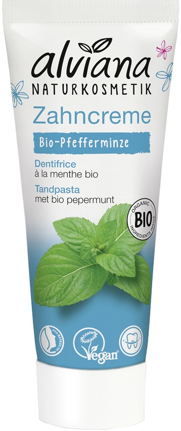 ALVIANA Pasta do zębów z BIO miętą z fluorem