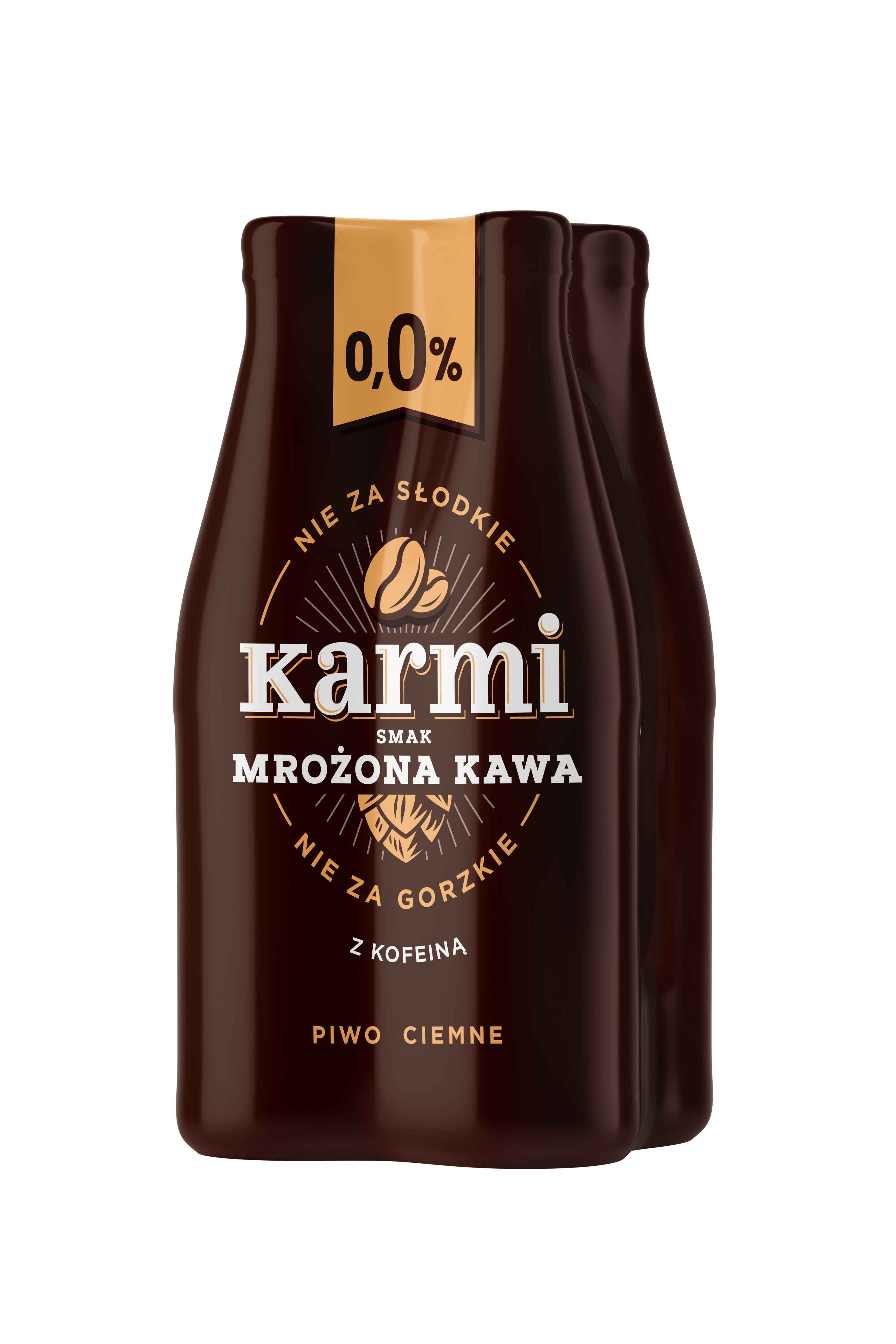 KARMI MROŻONA KAWA Piwo bezalkoholowe 4x400ml (butelka bezzwrotna)