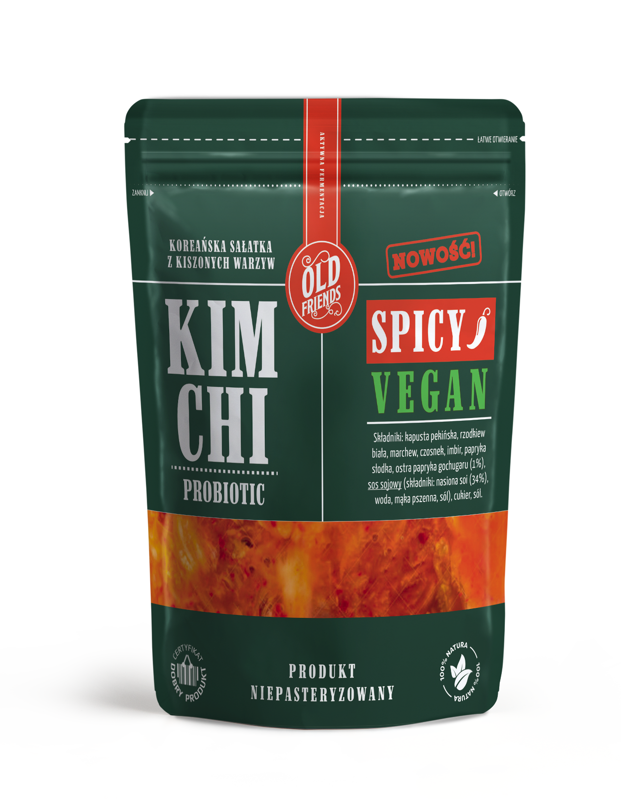 OLD FRIENDS KIMCHI Vegan Spicy