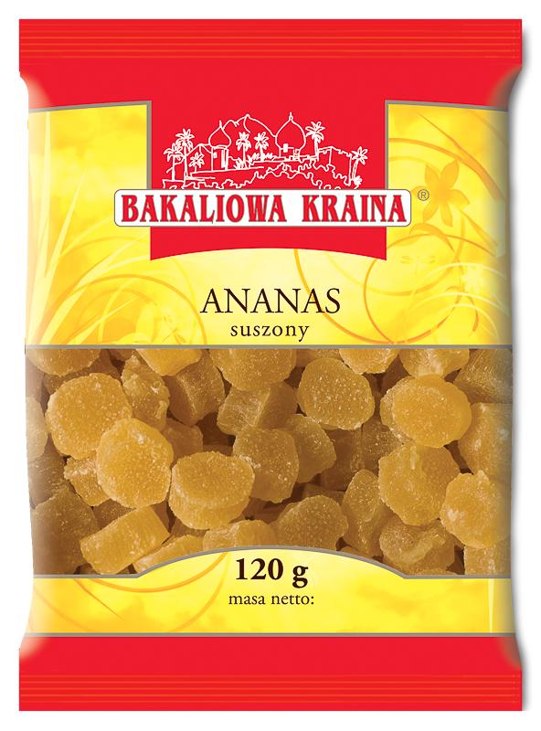 BAKALIOWA KRAINA Ananas suszony
